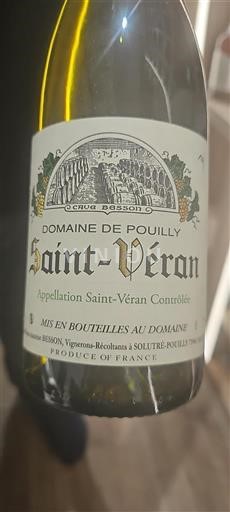 Bourgogne Saint-Véran Grand Cru Pouilly Icke årgångsbetecknad