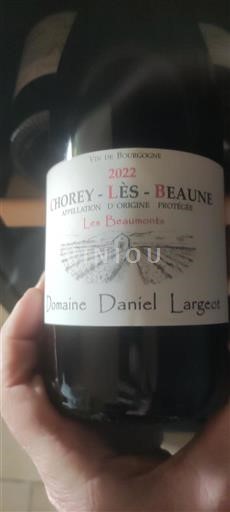 Burgundy Chorey-lès-Beaune Grand Cru Daniel Largeot Les Beaumonts 2022