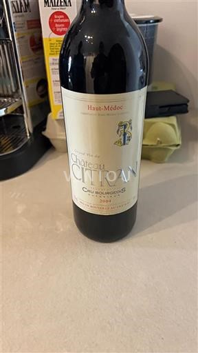 Bordeaux Haut-Médoc Grand Cru Château Citran 2004