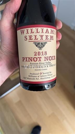 California AVAs Russian River Valley Williams Selyem 2018