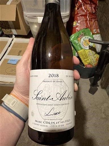 Bourgogne Saint-Aubin Marc Colin Et Ses Fils Luce 2018