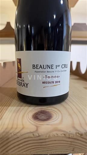 Vin Rouge sec Teurons Yannick Debray 2018 France Bourgogne Premier Cru