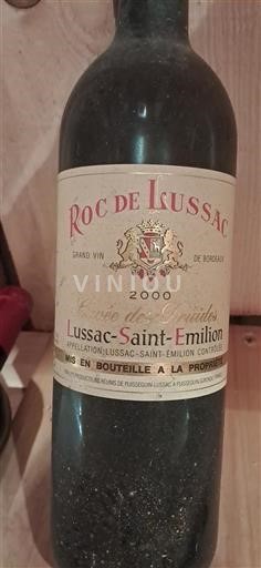 Bordeaux Lussac-saint-émilion Roc De Lussac des Druides 2000