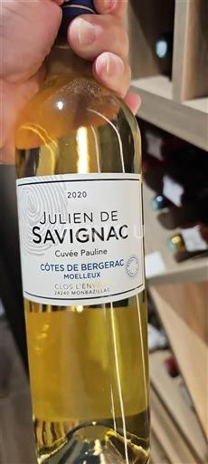 Sydväst Côtes-de-bergerac Julien De Savignac Pauline 2020