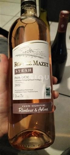 Languedoc-Roussillon Pays d'Oc Roche Mazet Rondeur & Arôme 2022