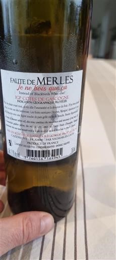 Zuidwest-Frankrijk Côtes de Gascogne Vignobles Laur Faute de Merles Niet-geïntegreerd