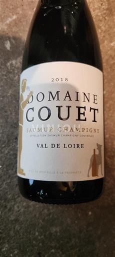 Vallée de la Loire Saumur-champigny Domaine Couet 2018