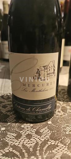 Burgundsko Mercurey Grand Cru Château Chamilly Les Monthelons 2018