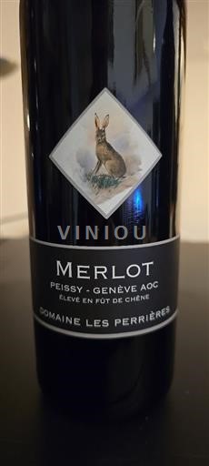 Vin Rouge sec Domaine Les Perrières 2021 Suisse Genève