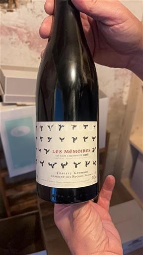 Loire-dalen Saumur-Champigny Domaine Thierry Germain Des Roches Neuves Les Mémoires 2015
