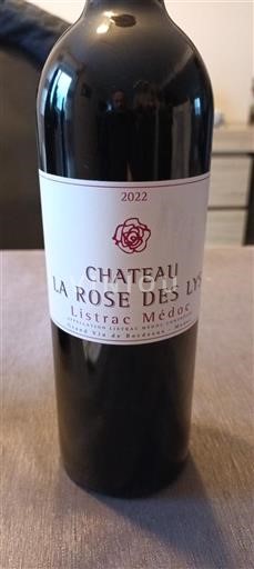 Bordeaux Listrac-Médoc Château La Rose Des Lys 2022