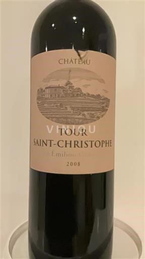 Bordeaux Saint-Émilion Grand Cru Château Tour Saint Christophe 2008