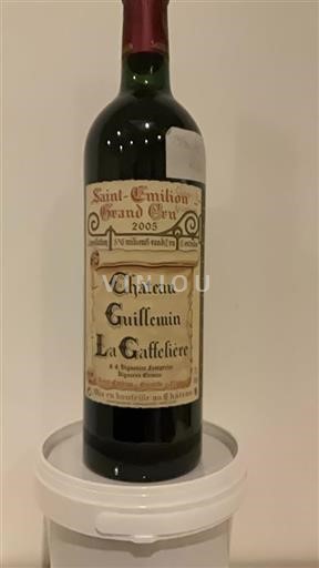 Bordeaux Saint-Émilion Guillemin La Gaffelière 2005