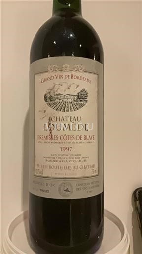 Bordeaux Côtes-de-blaye Château Loumède 1997