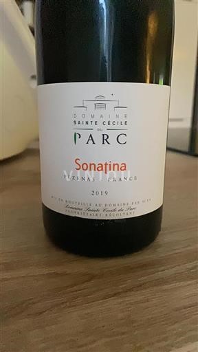 Vin Rouge sec Sonatina Domaine Sainte Cécile du Parc 2019 France Bordeaux Cérons