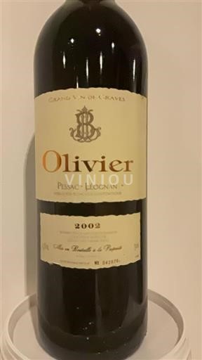 Bordeaux Pessac-Léognan Château Olivier 2002