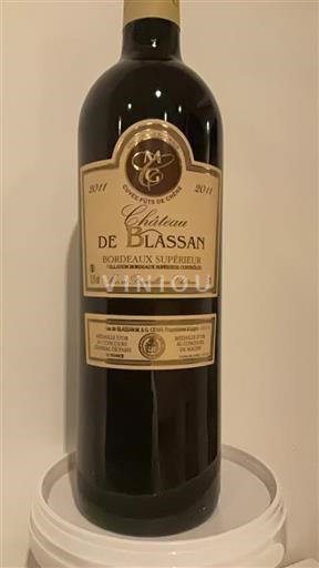 Bordeaux Bordeaux superiore Château Blassan Fûts de Chêne 2011