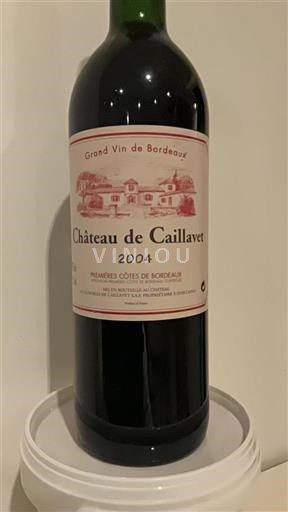 Bordeaux Premières-côtes-de-bordeaux Château Caillavet 2004