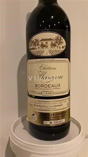 Bordeaux Château Marceau 1998