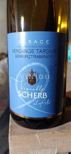 Elzas Niet gespecificeerd Vignoble Scherb Et Fils Vendange Tardive Gewurztraminer 2020