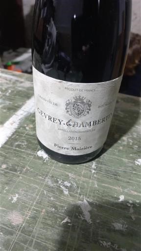 Bourgogne Gevrey-chambertin Grand Cru Pierre Maizière 2015