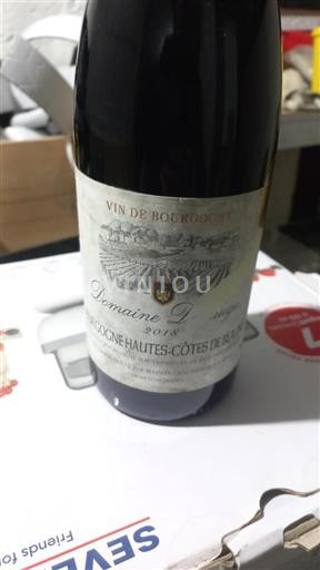 Borgoña Hautes Côtes de Beaune Grand Cru Domaine D 2018