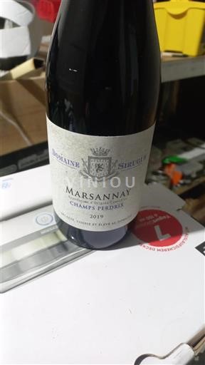 Bourgogne Marsannay Domaine Sirugue Champs Perdrix 2019