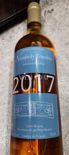 Zuidwest-Frankrijk Jurançon Vomboly Traydou 2017