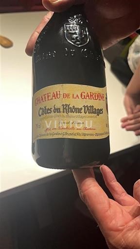 Vallée du Rhône Côtes-du-rhône-villages Château La Gardine 2019