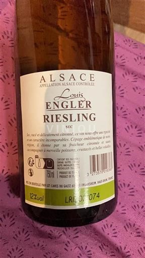 Alsácia Não especificado Louis Engler Riesling 2023