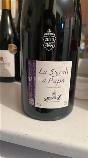 Alpi e Paesi Rodaniani Collines Rodanesi Domaine Montez Du Monteillet La Syrah à Papa 2020