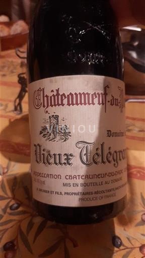 Rona dolina Châteauneuf-du-Pape Domaine Vieux Télégraphe 1993