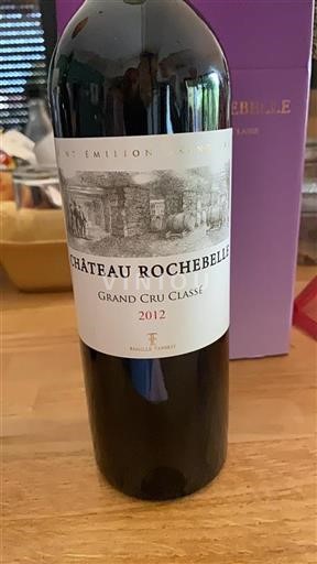 Bordeaux Saint-Émilion Château Rochebelle 2012