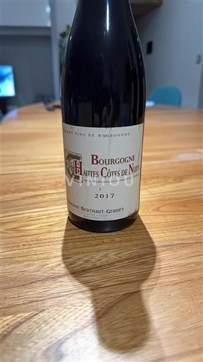 Borgogna Hautes Côtes de Nuits Grand Cru Domaine Berthaut Gerbet 2017