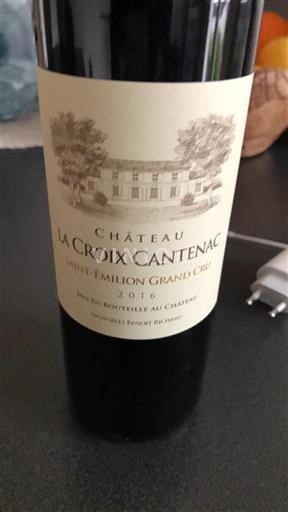 Bordeaux Saint-Émilion Grand Cru Grand Cru Château La Croix Cantenac 2016