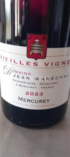 Borgogna Mercurey Grand Cru Domaine Jean Maréchal Vieilles Vignes 2023