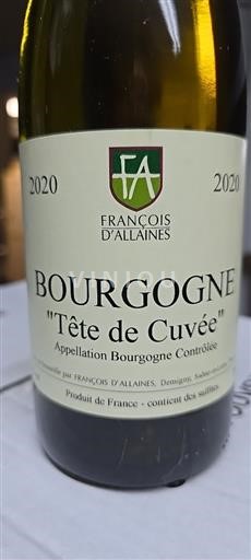 Bourgogne François Allaines Tête de 2020