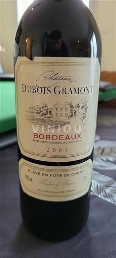 Burdeos Bordeaux Dubois Gramont 2001