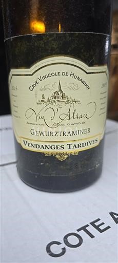 Alsace Gewurztraminer Cave Vinicole De Hunawihr Vendanges Tardives 2015