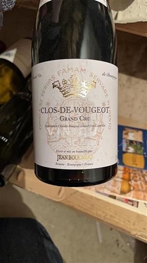 Borgogna Clos-de-vougeot Grand Cru Jean Bouchard 2015