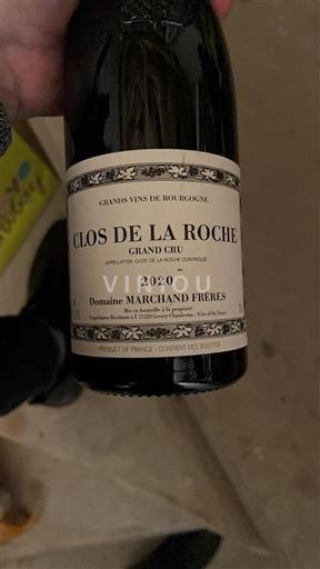 Burgundsko Clos-de-la-roche Grand Cru Domaine Marchand Freres 2020