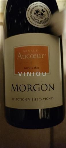 Beaujolais Morgon Arnaud Aucoeur Sélection Vieilles Vignes 2020