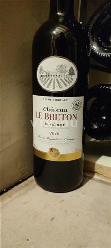 Bordeaux Château Le Breton 2020