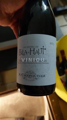 Roussillon Côtes du Roussillon Villages M. Chapoutier Les Vignes de Bila-Haut 2015