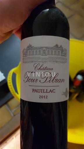 Bordeaux Pauillac Grand Cru Château Tour Pibran 2012