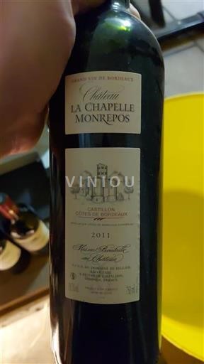 Bordeaux Côtes-de-Bordeaux Château La Chapelle Monrepos 2011