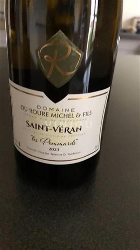 Bourgogne Saint-Véran Domaine Roure Michel & Fils Les Pommards 2023