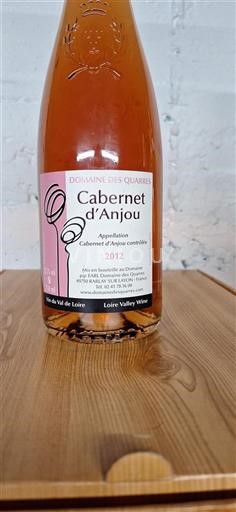 Vallée de la Loire Cabernet-d'anjou Domaine Des Quarres 2012