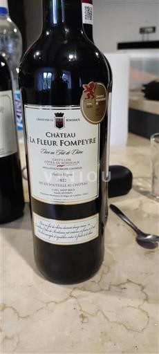 Bordeaux Castillon-côtes-de-bordeaux Château La Fleur Fompeyre Vieilles Vignes 2022