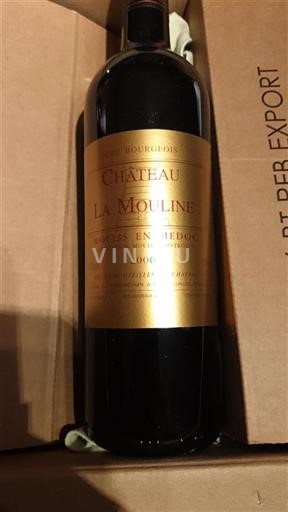 Bordeaux Moulis-en-Médoc Cru Bourgeois Château La Mouline 2006